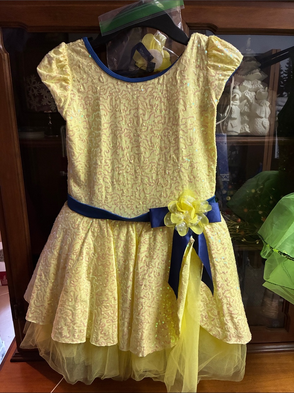 Kids Yellow Dance Costume